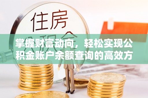 平度掌握财富动向，轻松实现公积金账户余额查询的高效方式