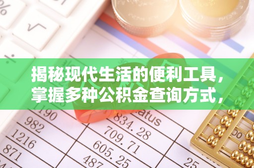 平度揭秘现代生活的便利工具，掌握多种公积金查询方式，让财富管理更轻松